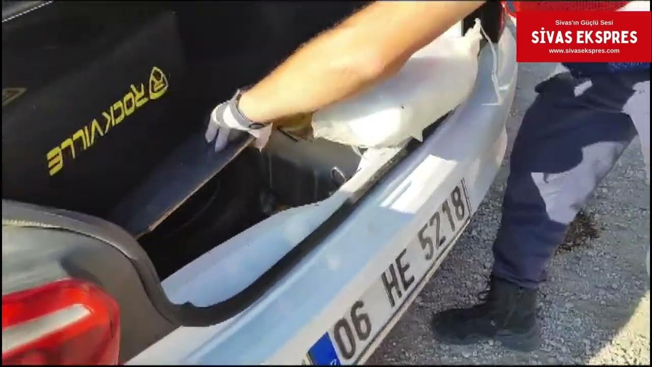 SİVAS'TA 7 KİLO ESRAR YAKALANDI
