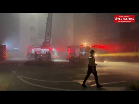 Sivas SGK İl Binasında Yangın