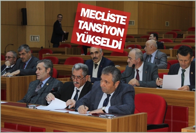 MECLİSTE TANSİYON YÜKSELDİ