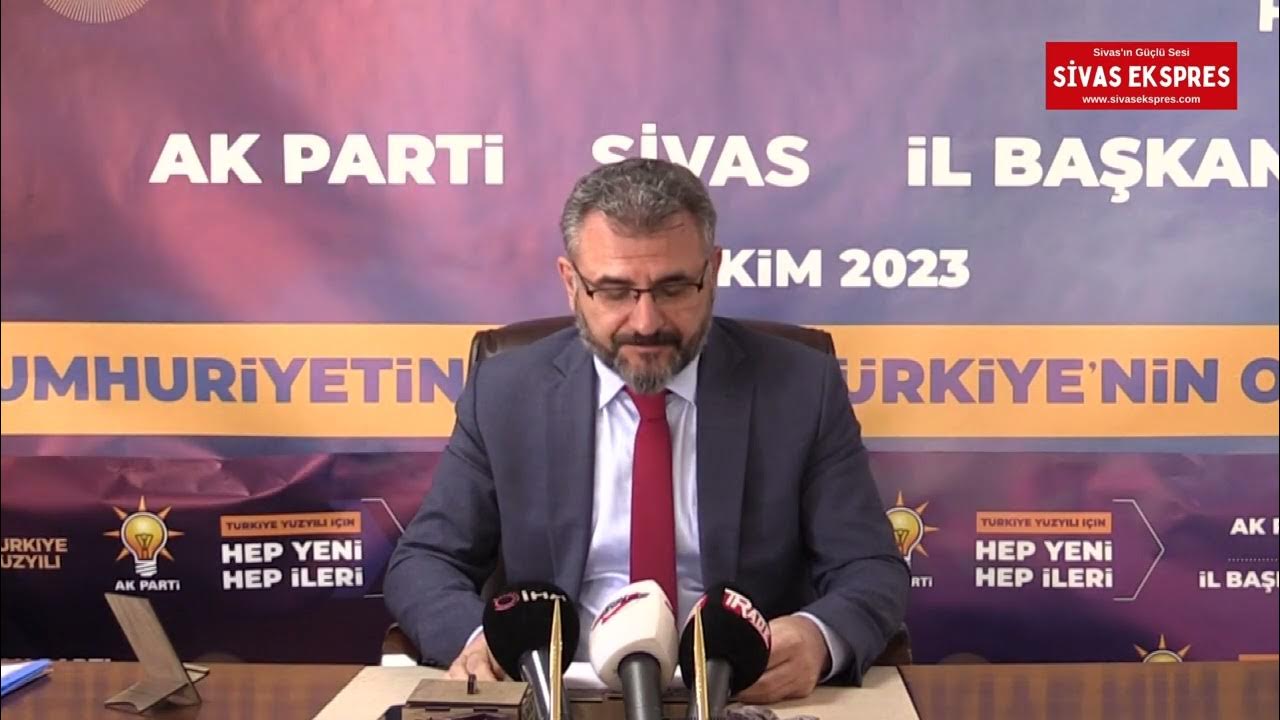 AK Parti Sivas İl Başkanı Yusuf Tanrıverdi’den Yerel Seçim Mesajı