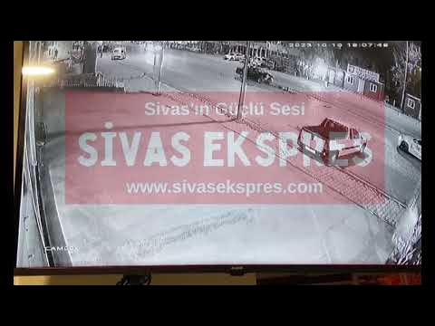 Sivas'taki Kazanın Görüntüleri Güvenlik Kamerasında