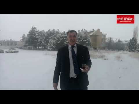 Soğuğu İle Ünlü İlçe Kar Altında