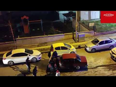 Sivas'ta Otomobil Yangını