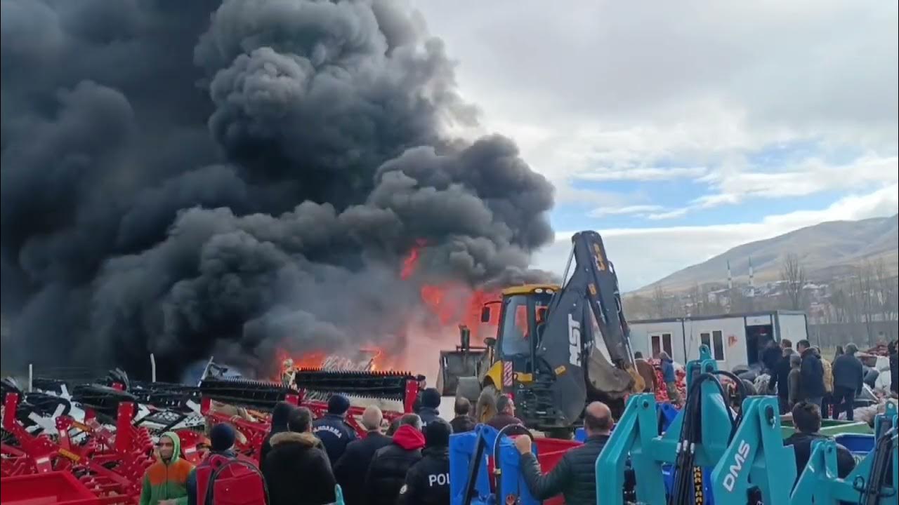 Sivas'ta Korkutan Yangın