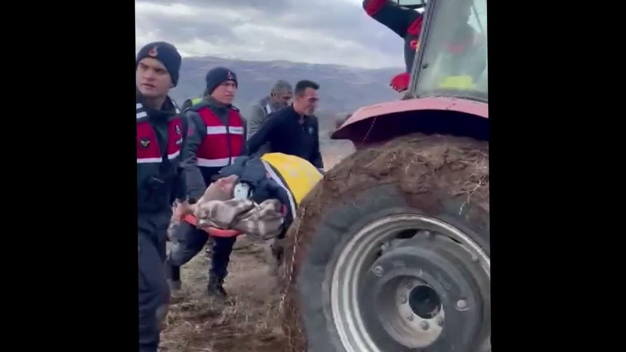 Dağda Avlanırken Düşüp Bacağını Kırdı