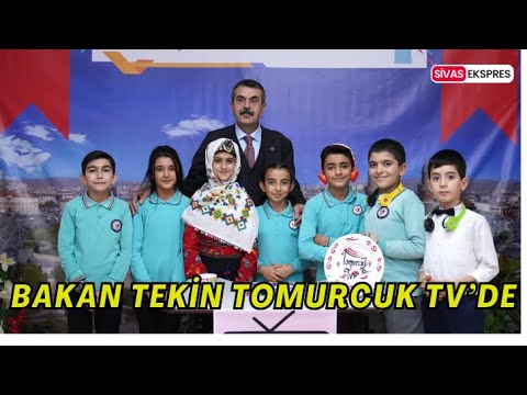 Bakan Tekin Tomurcuk TV’de