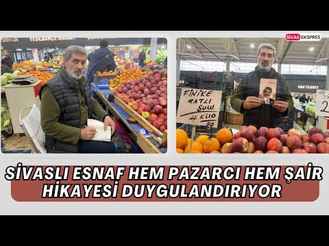 Sivaslı Esnaf Hem Pazarcı Hem Şair, Hikayesi Duygulandırıyor