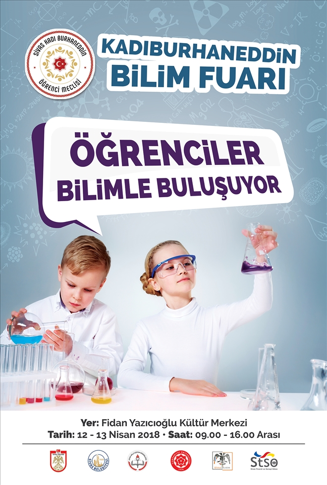 KADIBURHANEDDİN BİLİM FUARI  BUGÜN AÇILIYOR