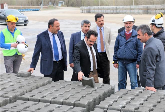 PLENT VE PARKE TAŞI TESİSLERİNİ İNCELEDİ