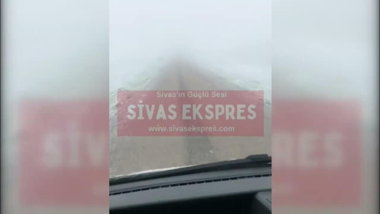 Sivas’ta Kar Sürprizi, Karla Kaplandı