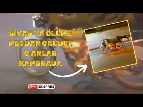 Sivas'ta Ölüme Meydan Okudu! O Anlar Kamerada