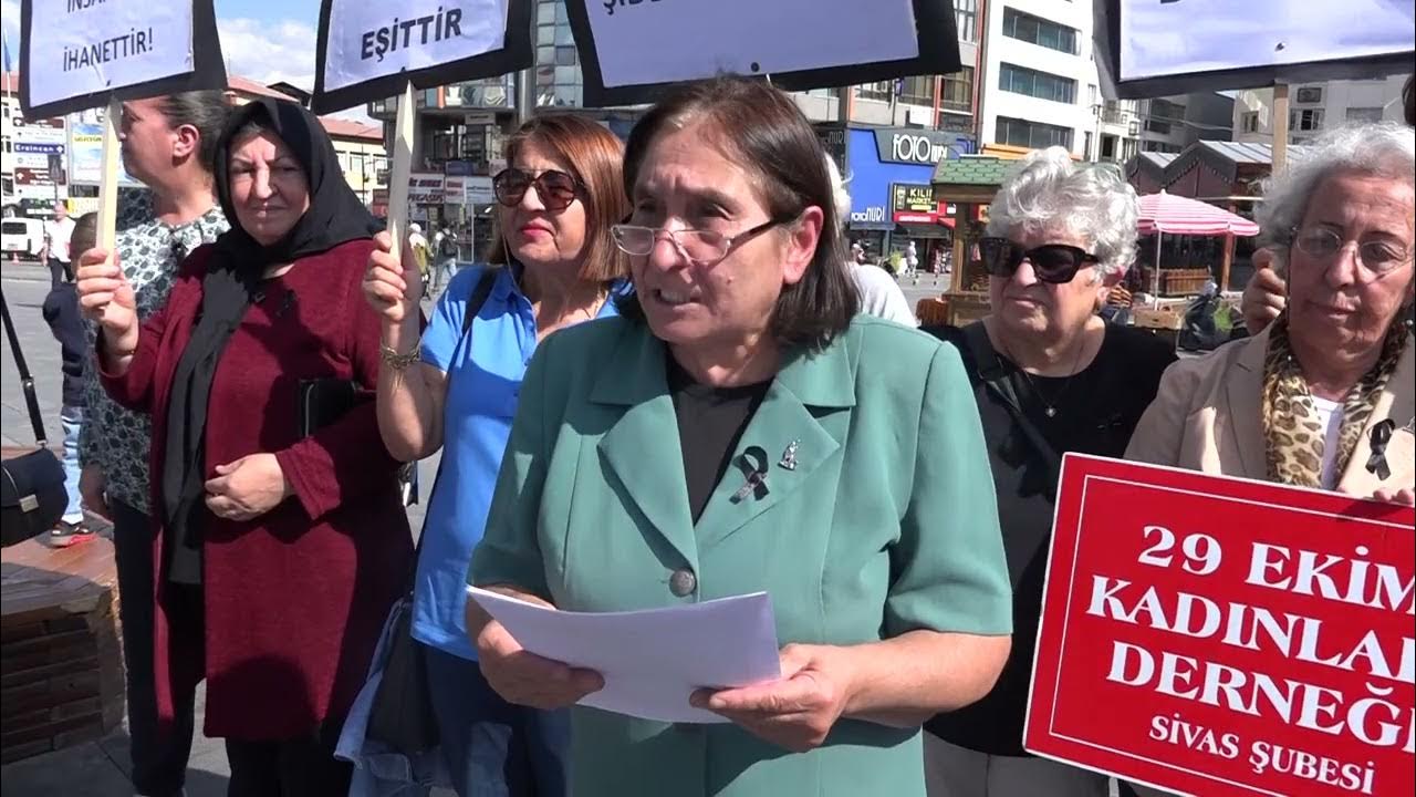 Sivas'ta Kadın Cinayetlerine Tepki