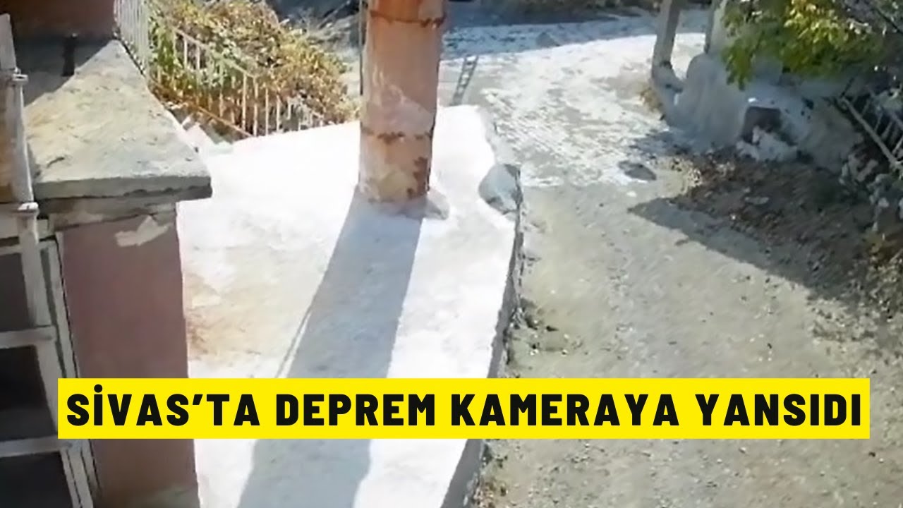 Sivas’ta Deprem Kameraya Yansıdı