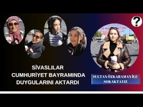 Sivaslılar Cumhuriyet Bayramında Duygularını Aktardı