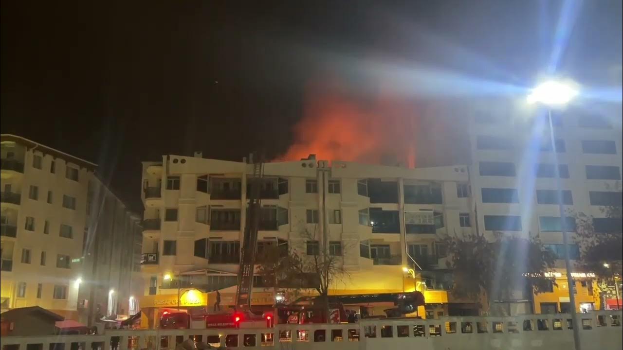 Sivas'ta Dershanede Yangın