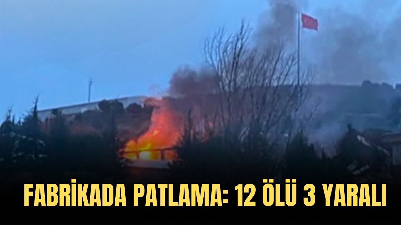 Fabrikada Patlama: 12 Ölü 3 Yaralı