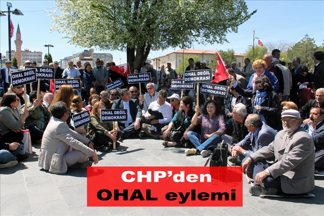 CHP´den  OHAL eylemi