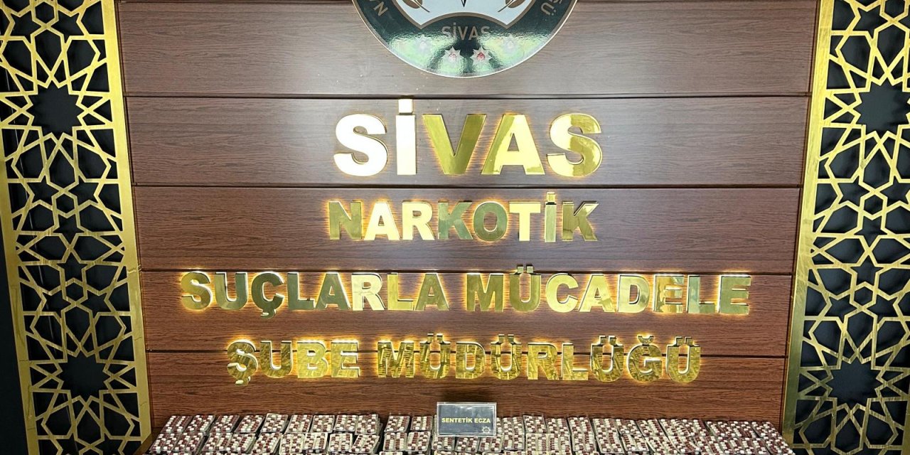 Sivas'ta Binlerce Hap Ele Geçirildi