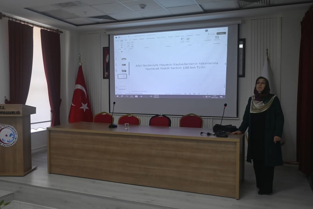 Sivas'ta Afet Farkındalık Eğitimi