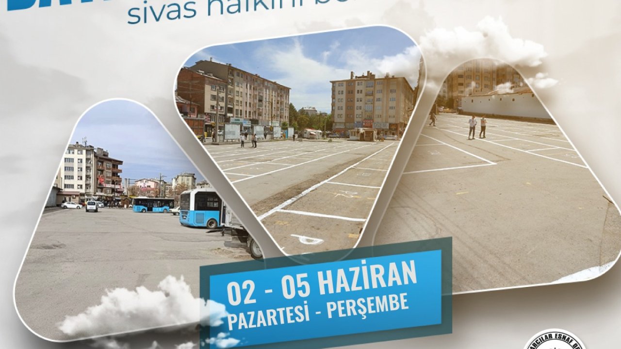 Sivas Pazarcılar Odası’ndan Bayram Pazarı Duyurusu