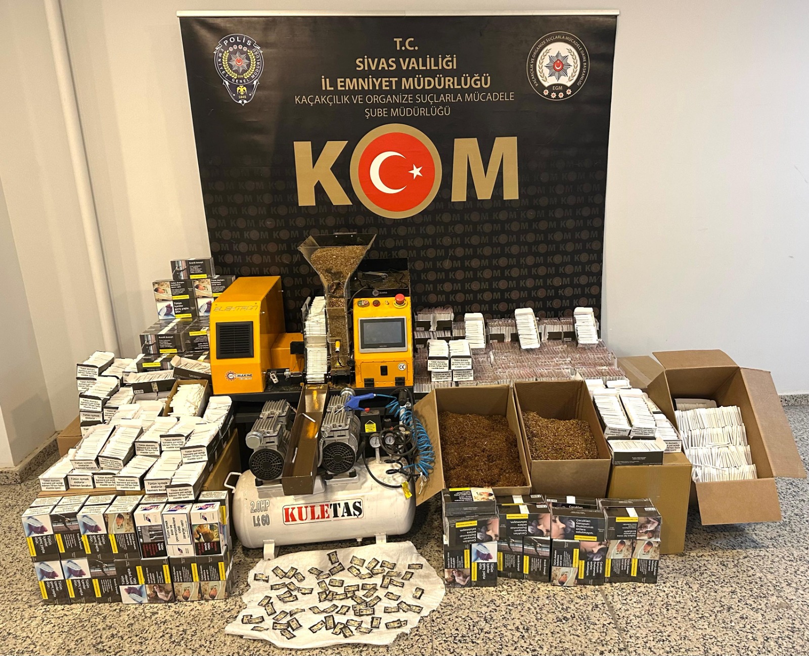Sivas'ta Kaçakçılara Geçit Yok