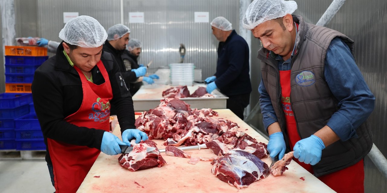 Sivas'ta Kurbanlar İhtiyaç Sahiplerine