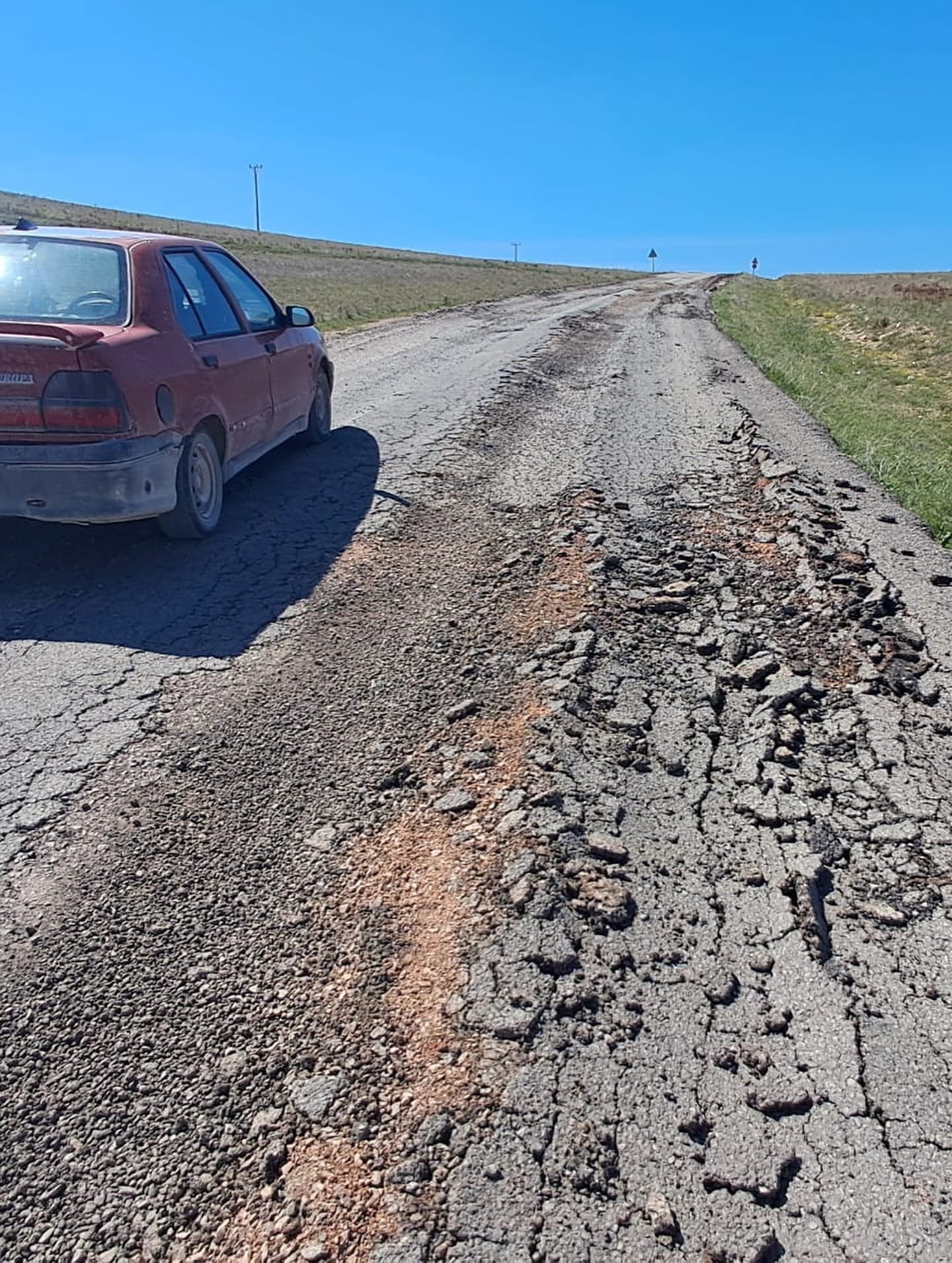 Sivas Kırsalında Yol Çilesi