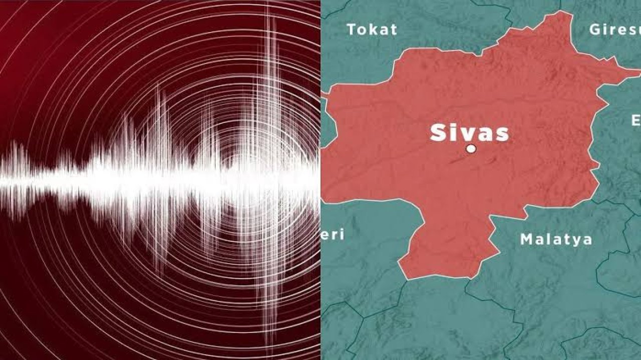 Sivas'ta 4.0 Büyüklüğünde Deprem