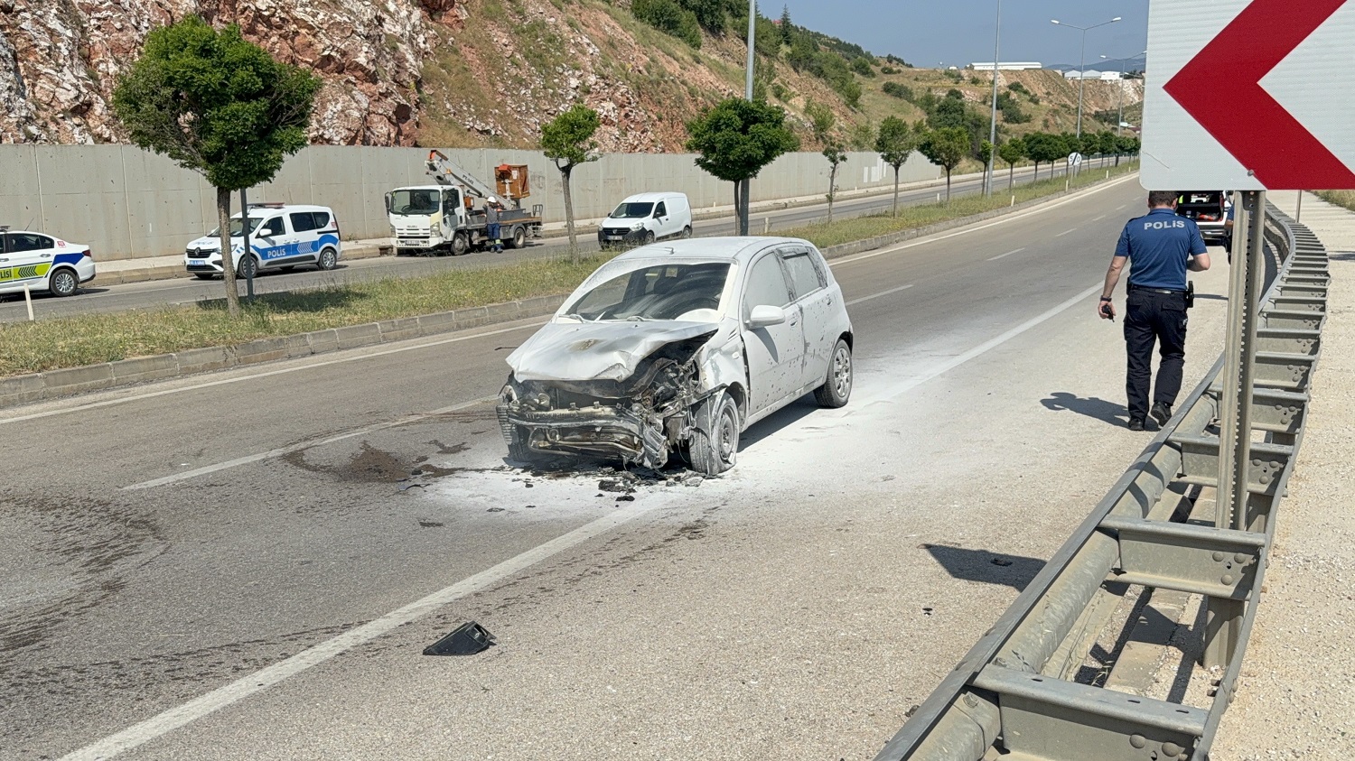 Tokat-Sivas Yolunda Trafik Kazası!