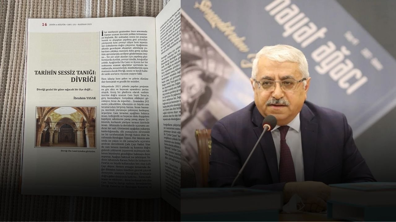 İbrahim Yasak, Divriği’yi Şehir ve Kültür Dergisi’ne Taşıdı