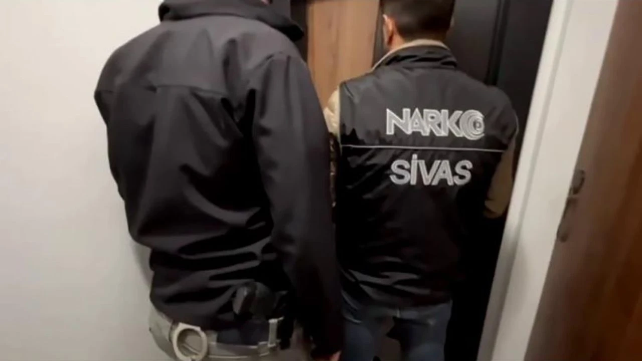 Sivas'ta Uyuşturucu Operasyonu