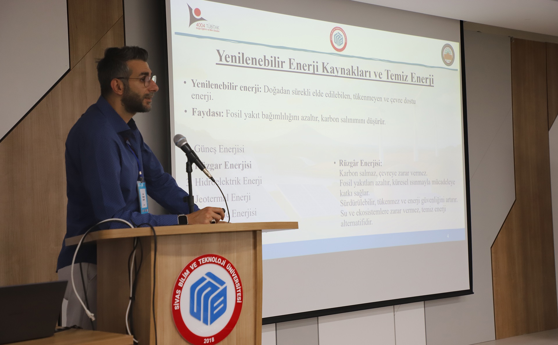 Sivas'ta Rüzgar Tribünü Eğitimi