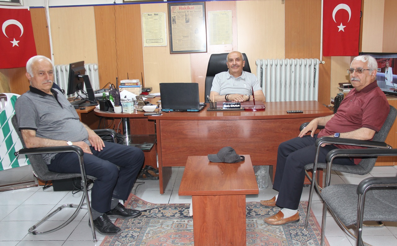 İbrahim Yasak ve Halil Alacahan’dan Gazetemize Ziyaret