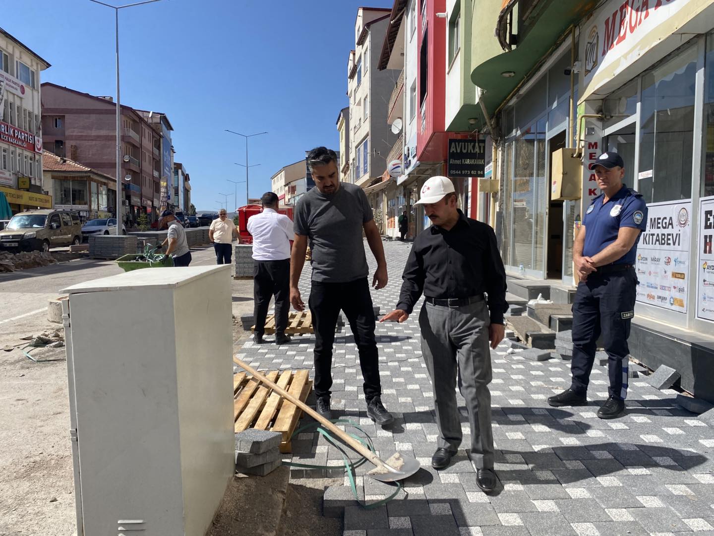 Şarkışla’nın Caddeleri Yenileniyor