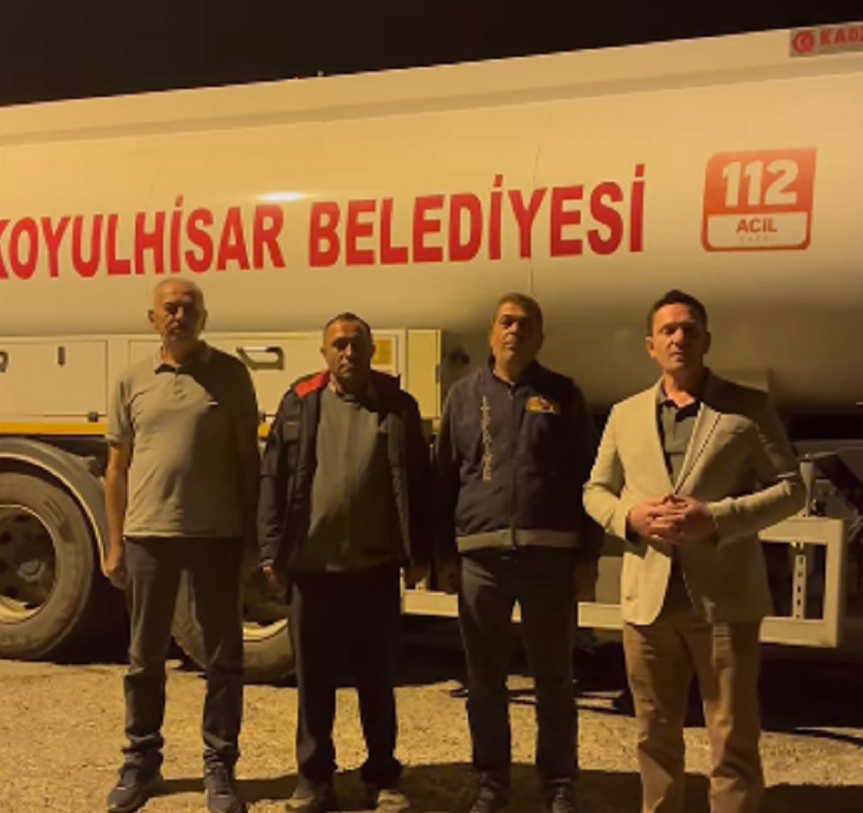 Yangın Söndürme Çalışmalarına Sivas'tan Destek Sürüyor