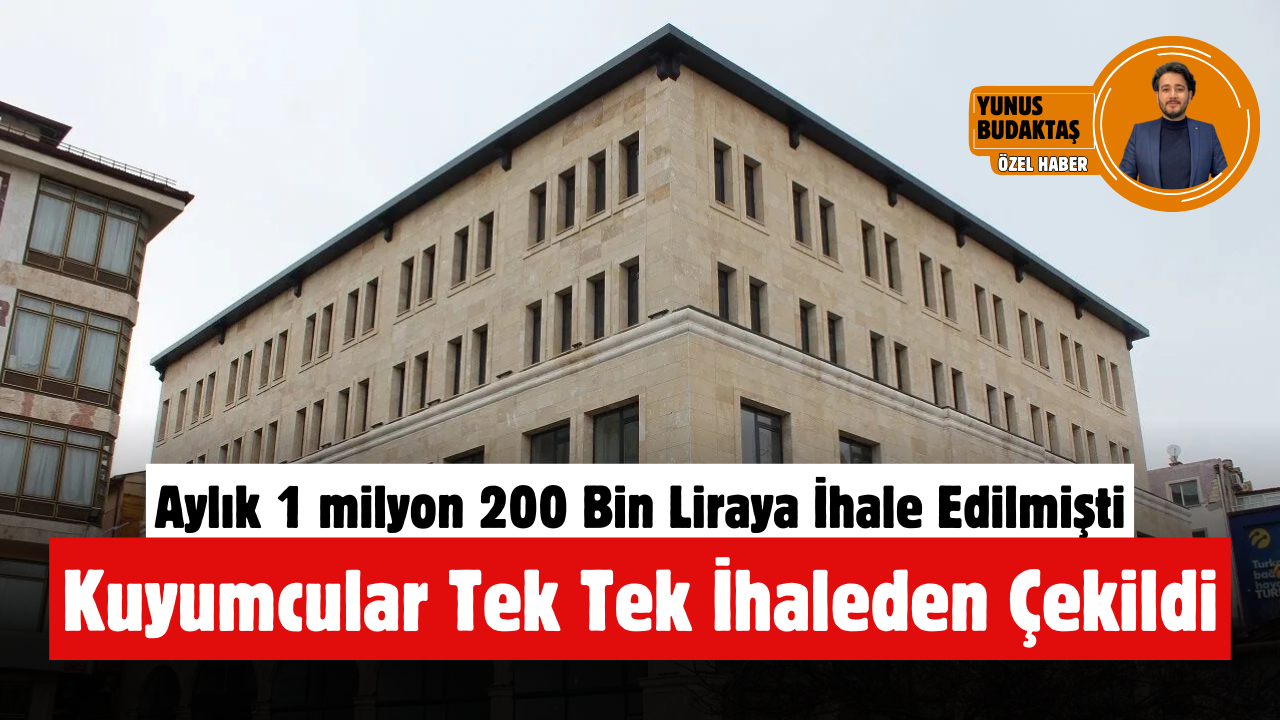 Kuyumcular Sivas'taki Milyonluk İhaleden Çekildi