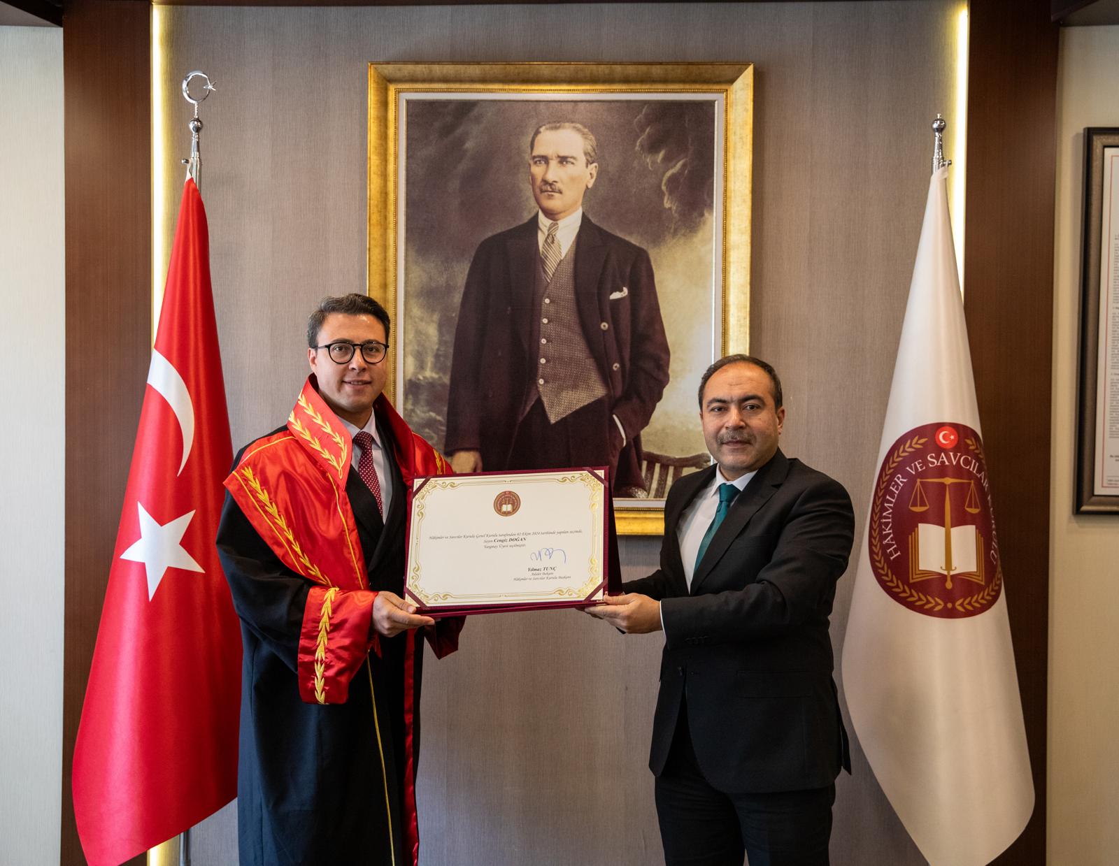 Sivaslı Hukukçu Cengiz Doğan Yargıtay Üyeliğine Atandı