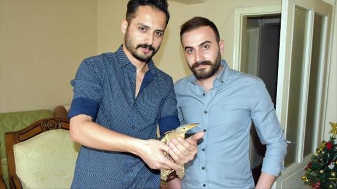 ÖĞRENCİLER NESLİ TÜKENMEKTE OLAN HİNT BALIKÇIL KUŞU BULDU