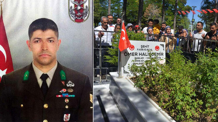 Ömer Halisdemir’in kabrine ziyaretçi akını