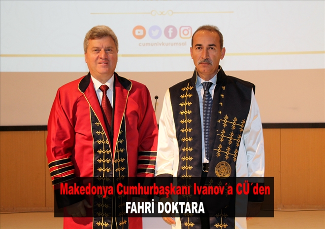 Makedonya Cumhurbaşkanı Ivanov´a  CÜ´den FAHRİ DOKTARA