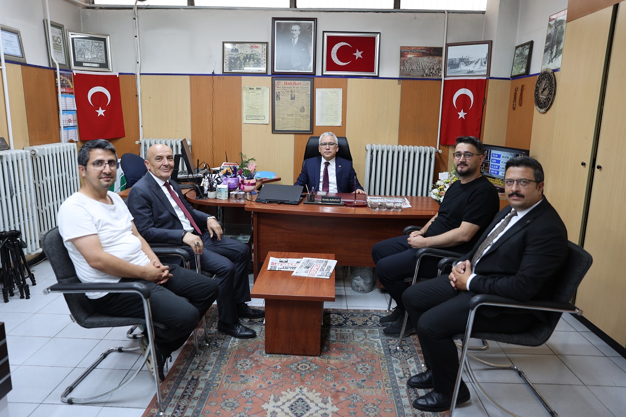 Vali Şimşek’ten gazetemize ziyaret