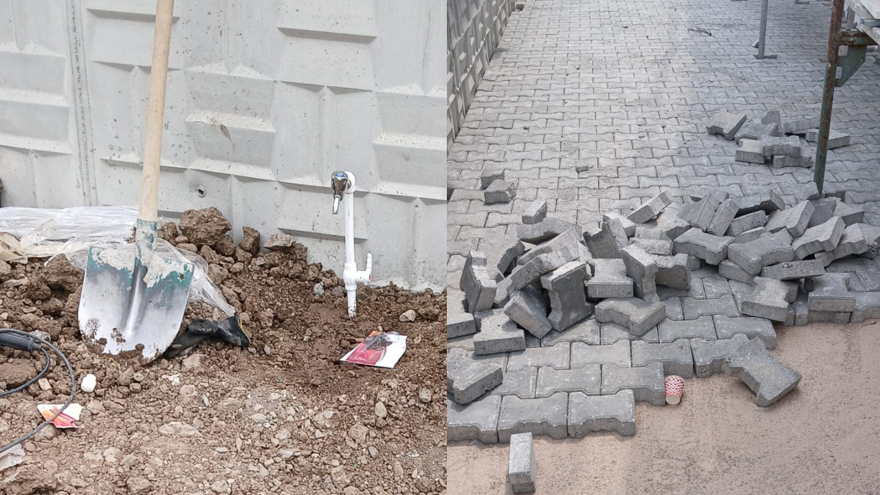 Asarcık Köyünde Çevre Düzenleme Çalışmaları Başladı