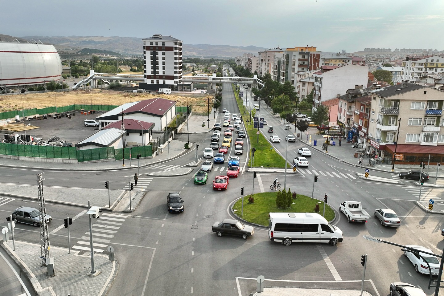 Açılışa Saatler Kala Sivas'ta Drift Konvoyu
