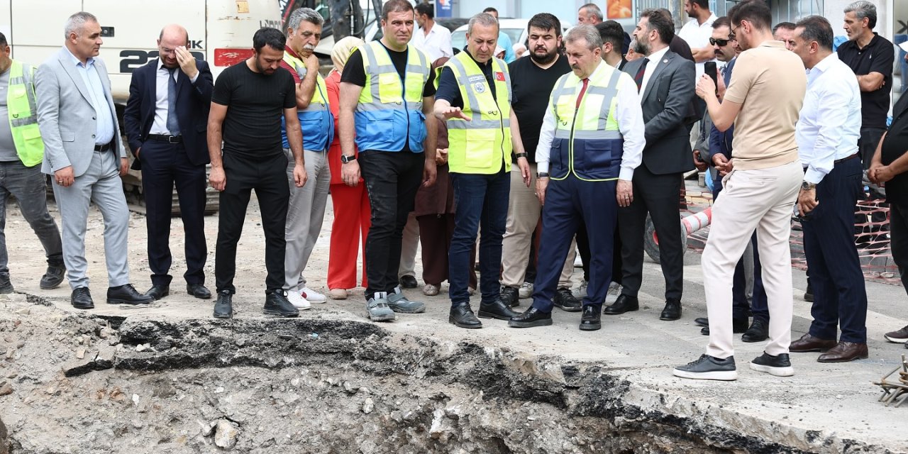 Destici, Sivas'ta Altyapı Çalışmalarını İnceledi