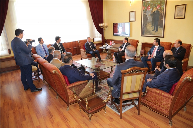 STSO BAŞKANI EKEN, VALİ GÜL´Ü ZİYARET ETTİ