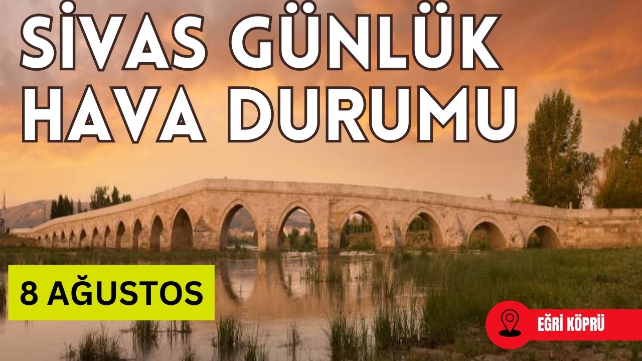 Sivas'ta Bugün Hava Nasıl Olacak? - 8 Ağustos 2025