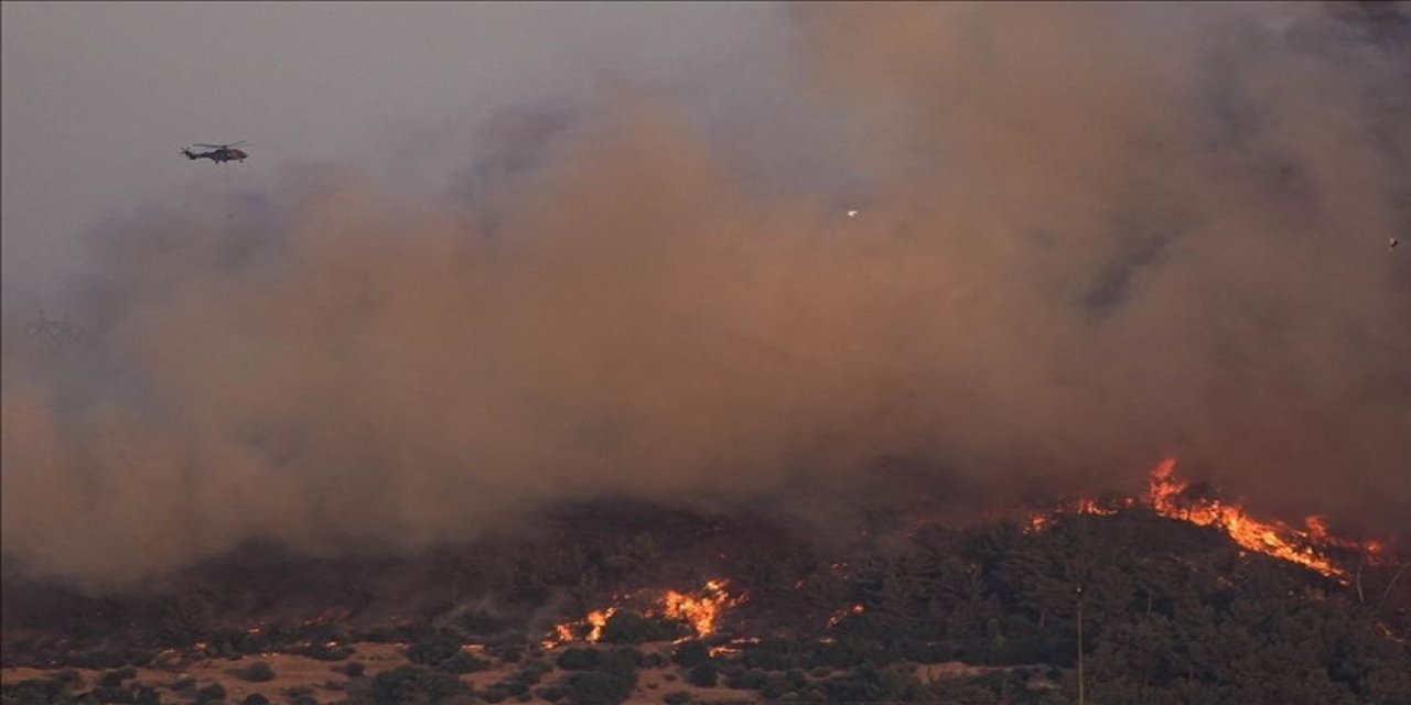 İzmir'deki yangını tamamen kontrol altına alındı