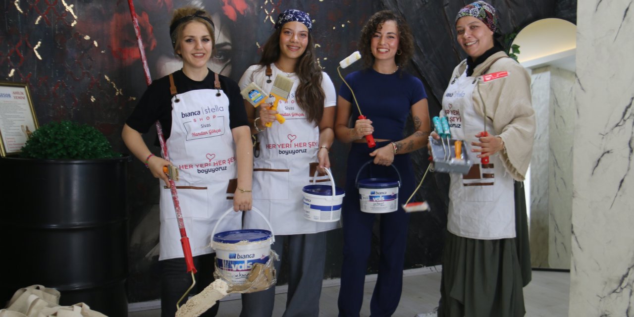 Boyacılığa Kadın Eli Değdi