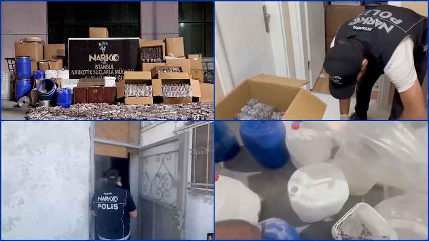 3 milyon 40 bin 771 uyuşturucu hap ele geçirildi