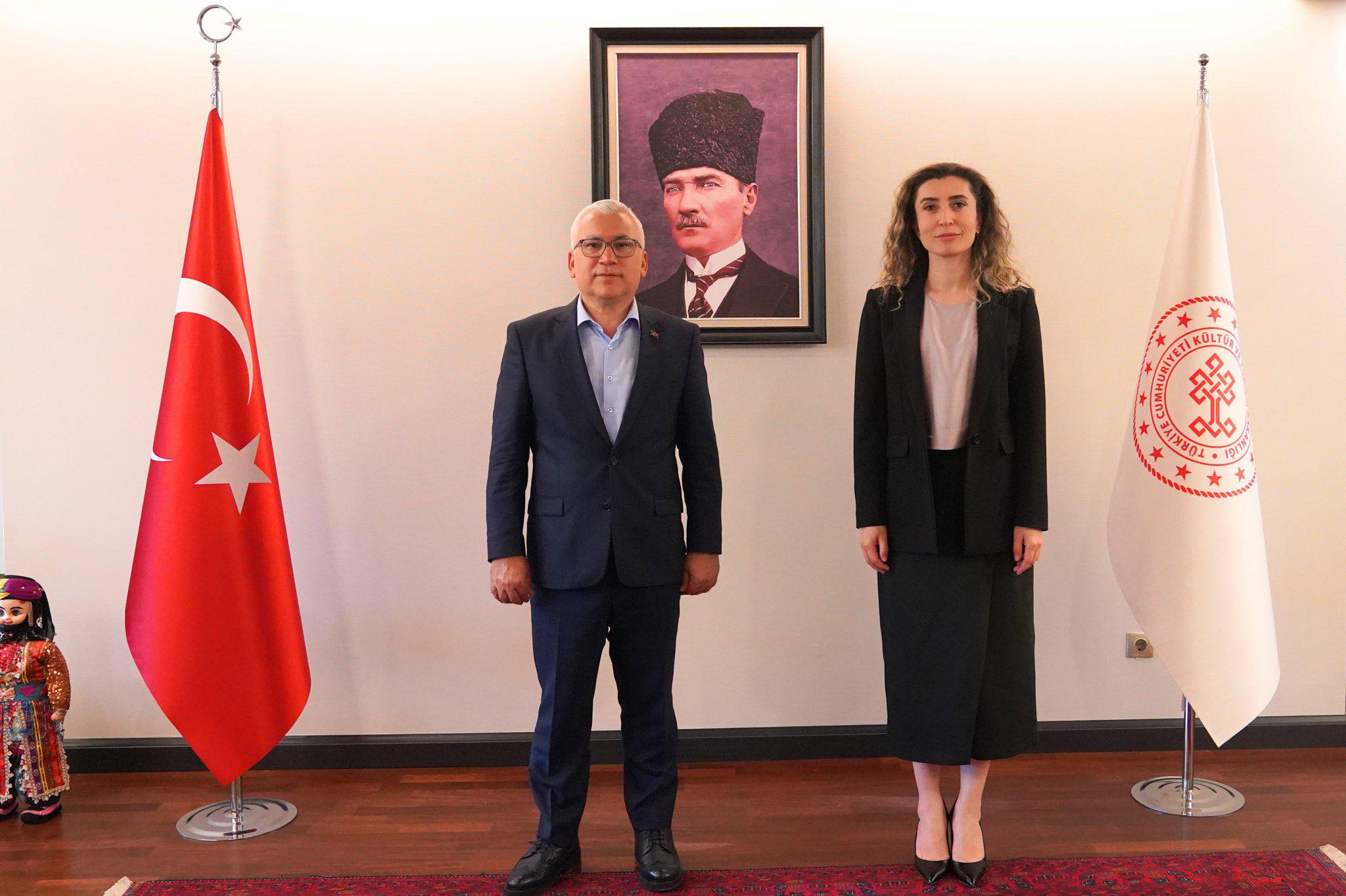 Vali Şimşek, Başkan Esma Ersin ile bir araya geldi